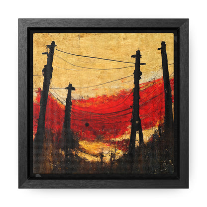 Land of the Sun 22, Valentinii, Gallery Canvas Wraps, Square Frame