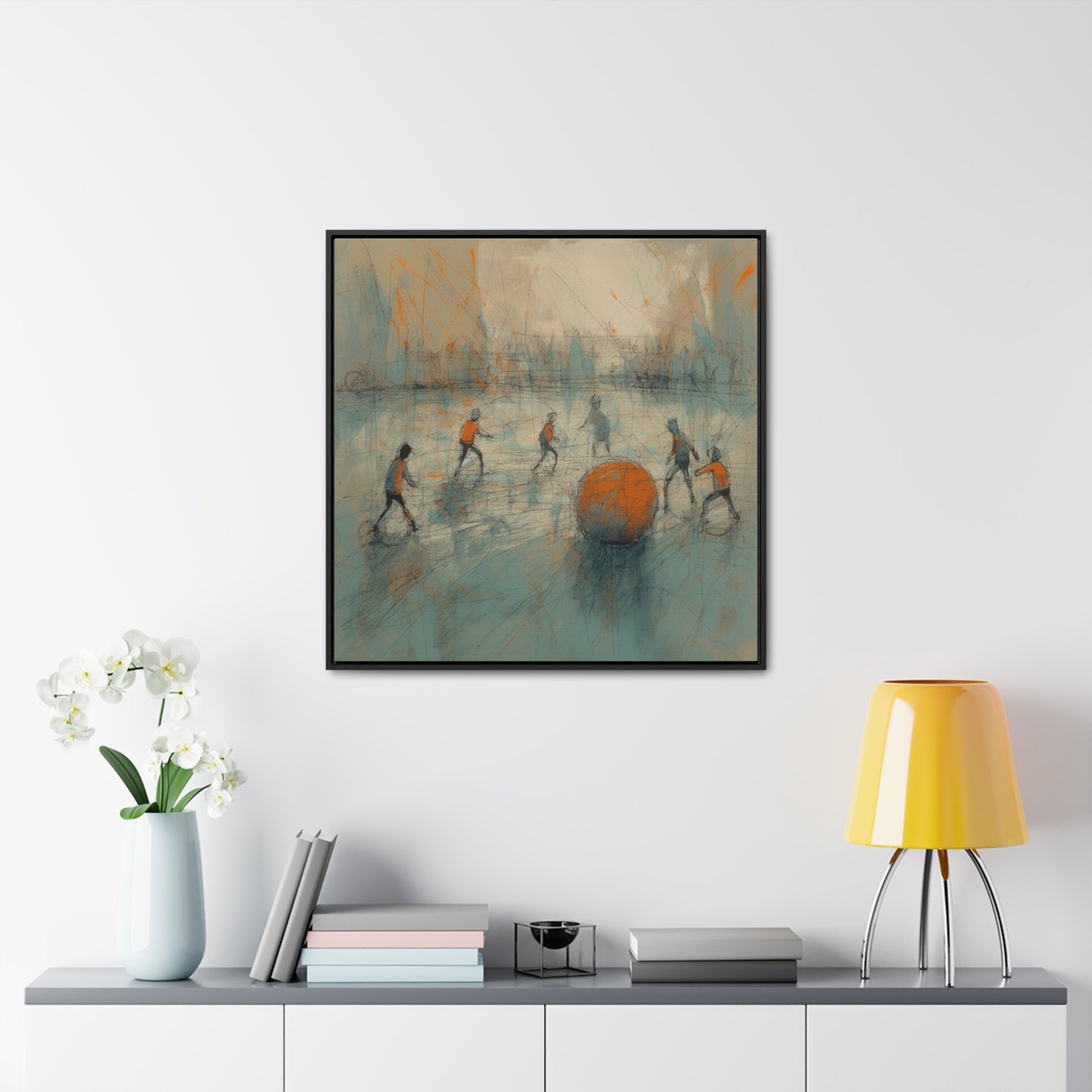 Childhood 43, Gallery Canvas Wraps, Square Frame