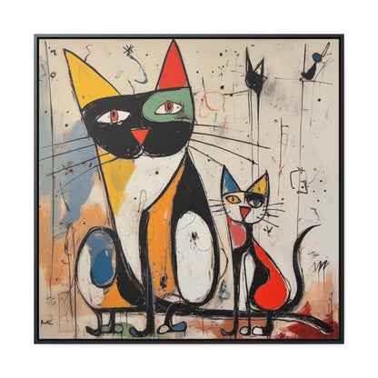 Cat 43, Gallery Canvas Wraps, Square Frame