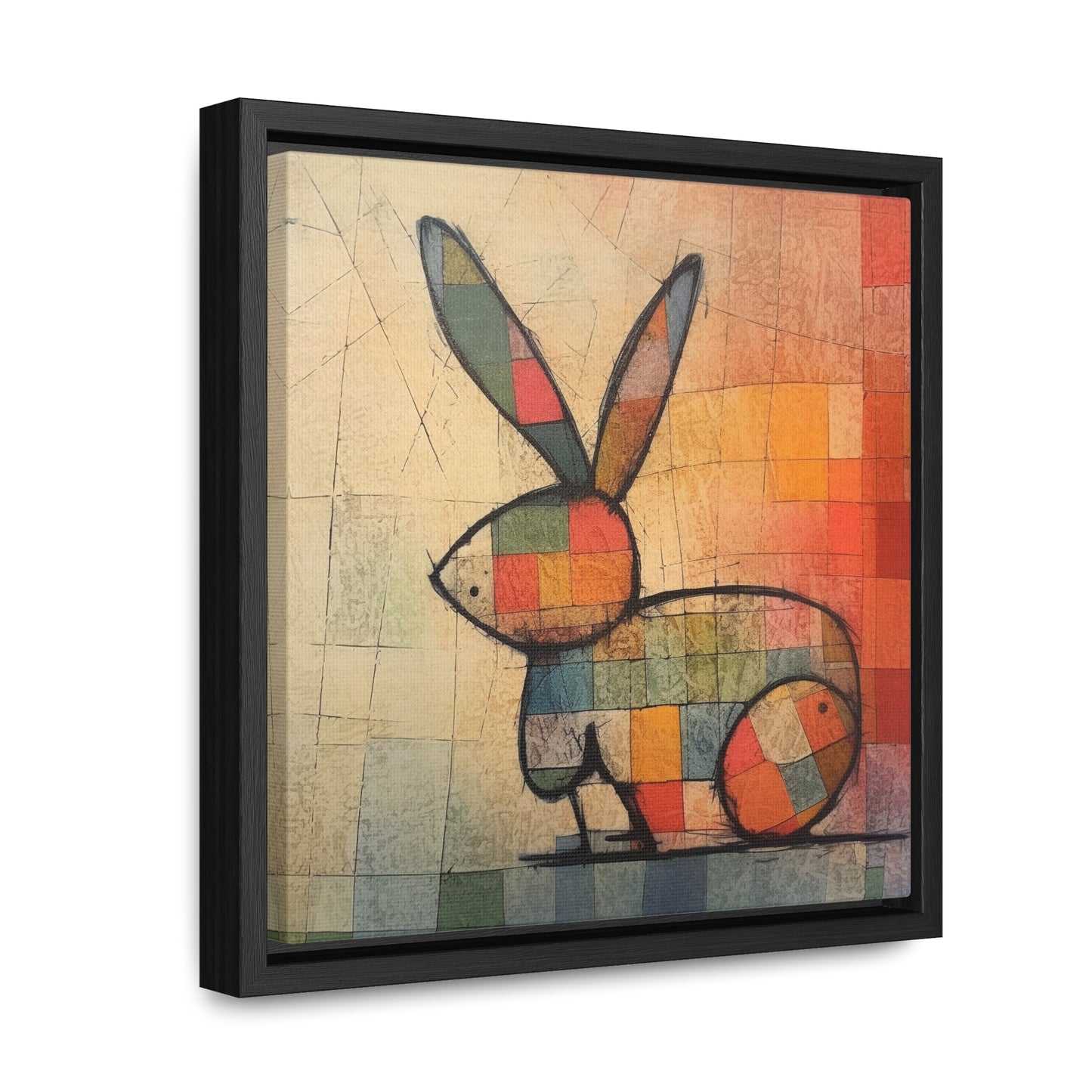 Rabbit 37, Gallery Canvas Wraps, Square Frame