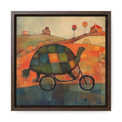 Turtle 13, Gallery Canvas Wraps, Square Frame