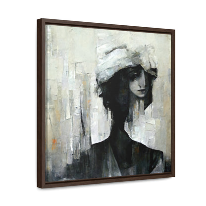 Forgotten Face 6, Valentinii, Gallery Canvas Wraps, Square Frame