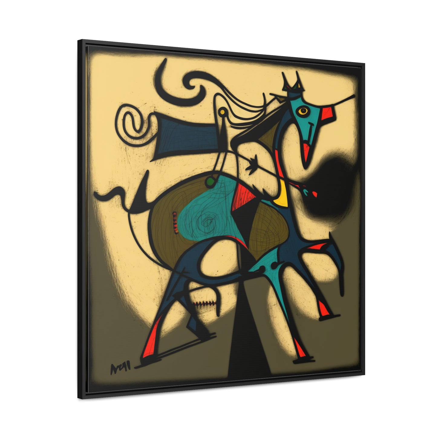 Naivia 18, Gallery Canvas Wraps, Square Frame