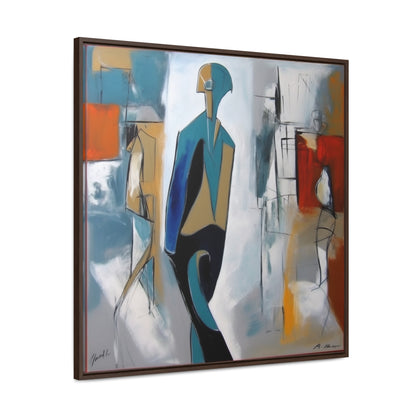 Sad Man 23, Valentinii, Gallery Canvas Wraps, Square Frame