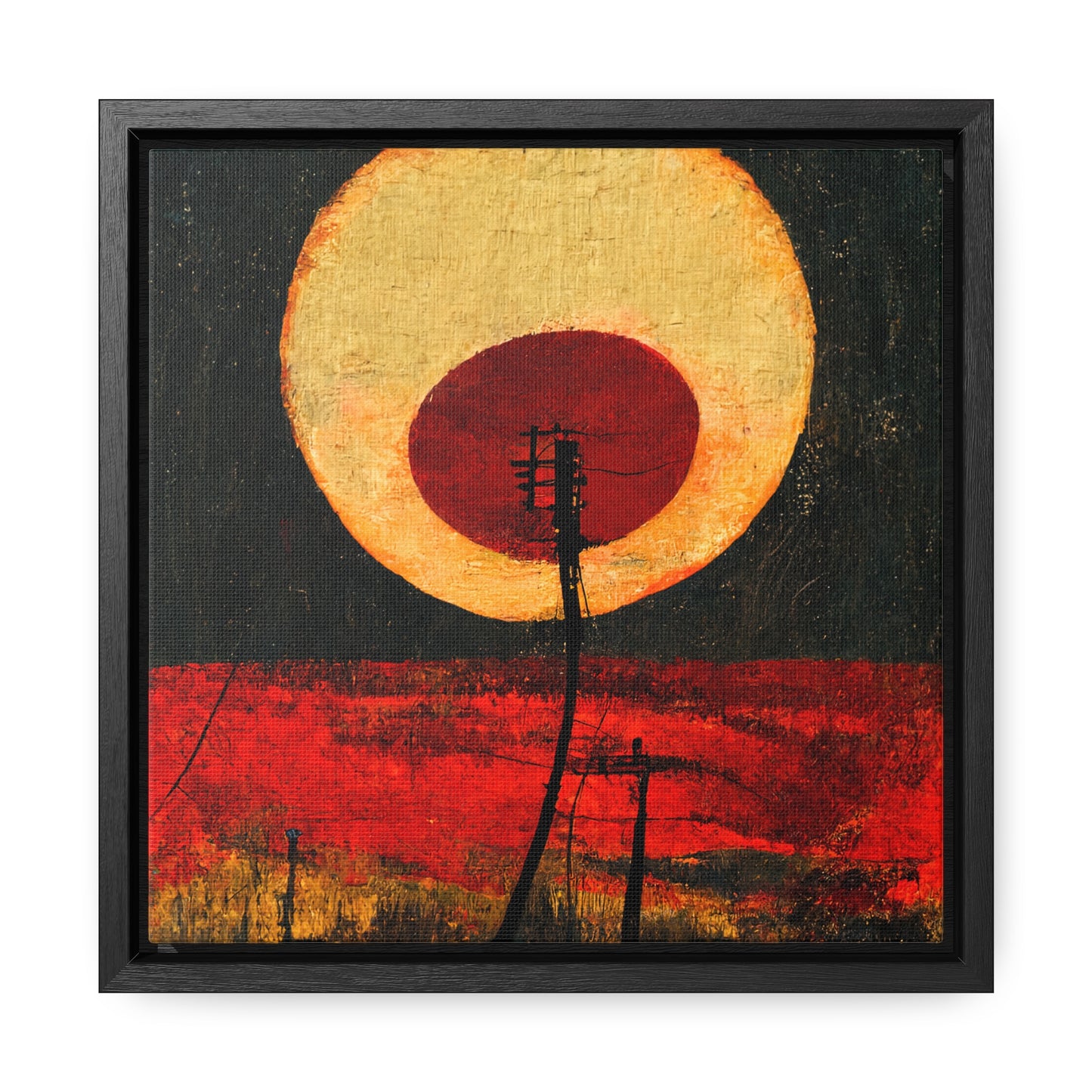 Land of the Sun 27, Valentinii, Gallery Canvas Wraps, Square Frame