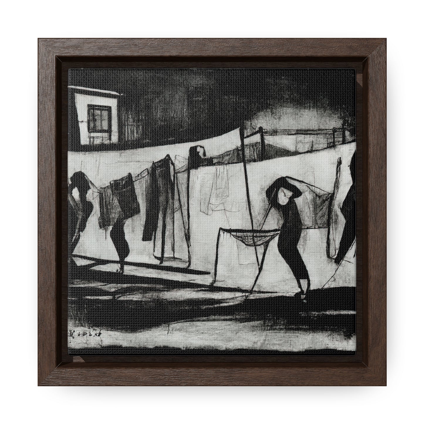 Domestic Memories 37, Valentinii, Gallery Canvas Wraps, Square Frame