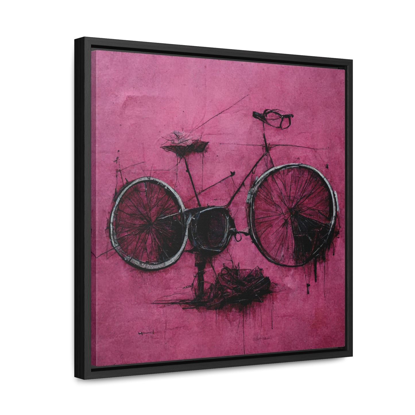 Bicycle 4, Valentinii, Gallery Canvas Wraps, Square Frame