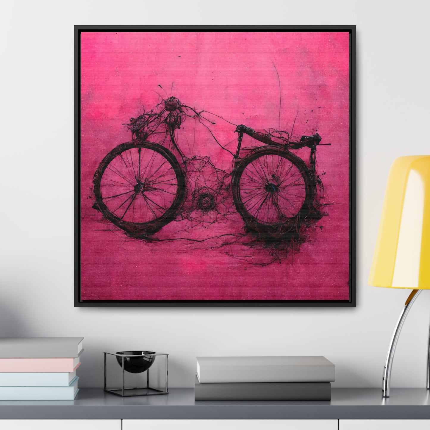 Bicycle 2, Valentinii, Gallery Canvas Wraps, Square Frame