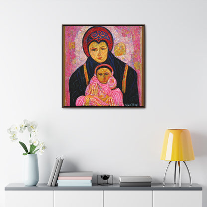 Mary and the Child 24, Valentinii, Gallery Canvas Wraps, Square Frame