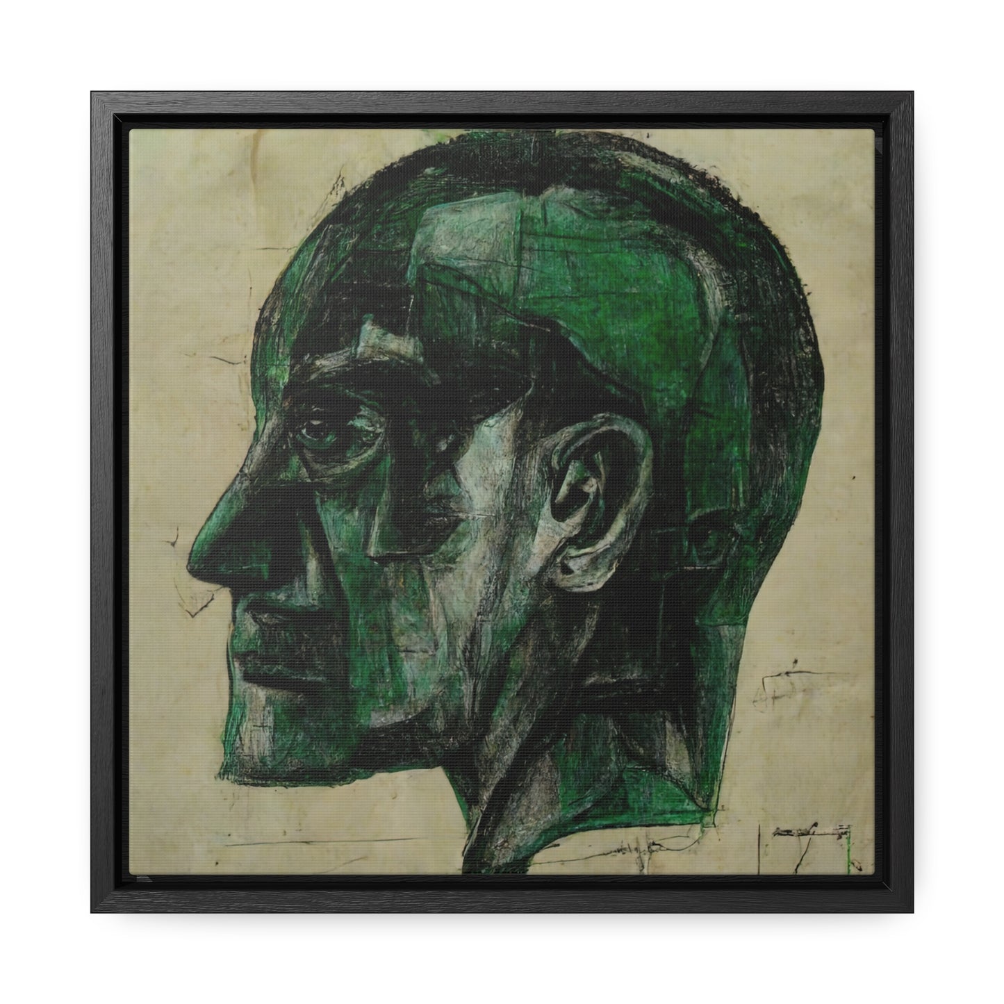 Heads 5, Valentinii, Gallery Canvas Wraps, Square Frame