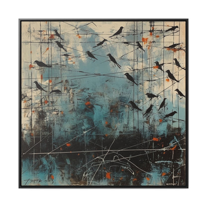 Bird 21, Gallery Canvas Wraps, Square Frame