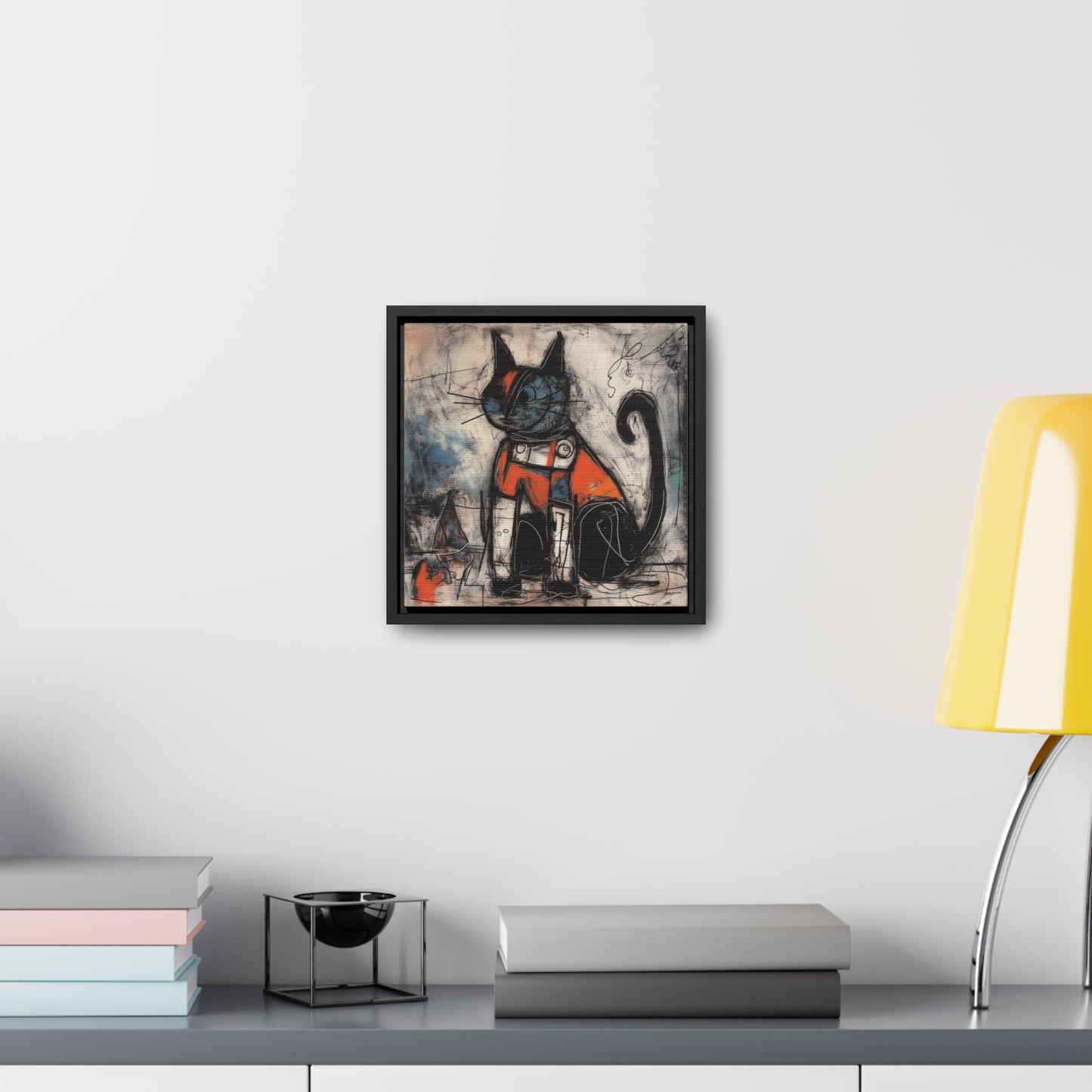 Cat 45, Gallery Canvas Wraps, Square Frame