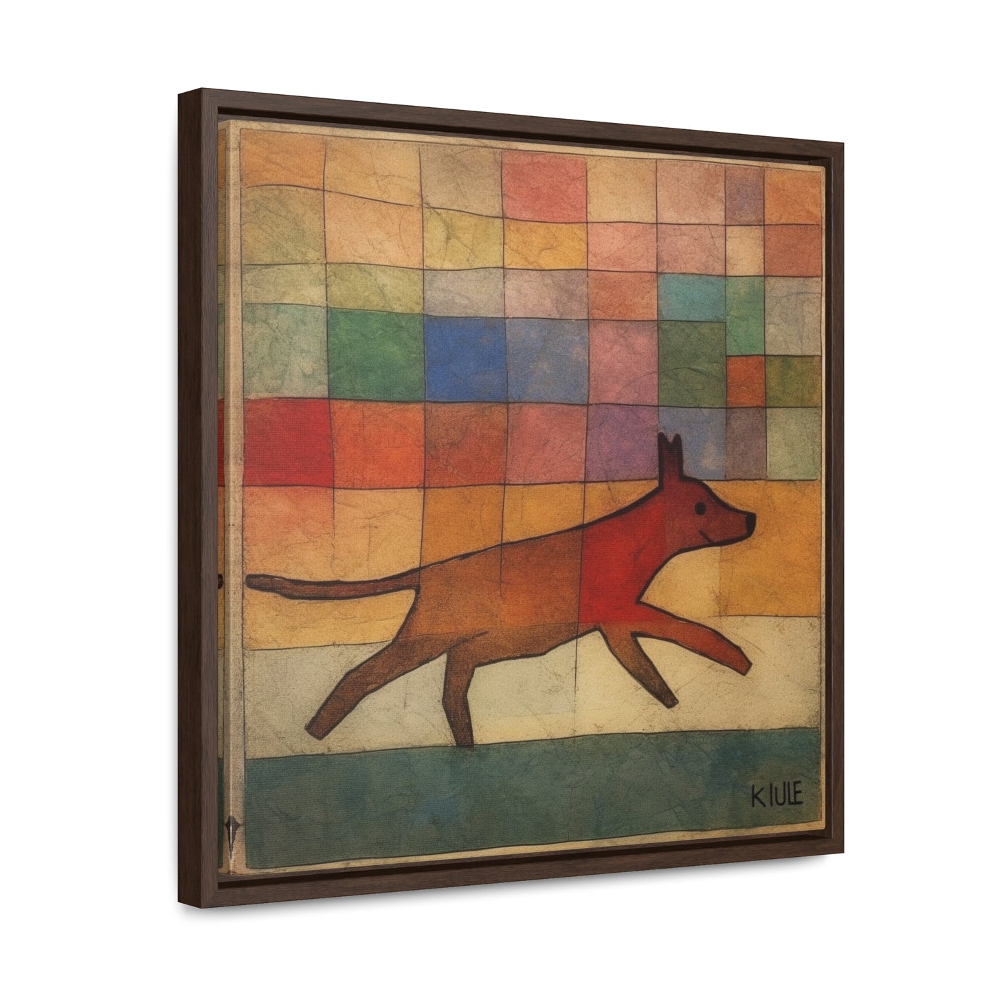 V Dog 7, Gallery Canvas Wraps, Square Frame