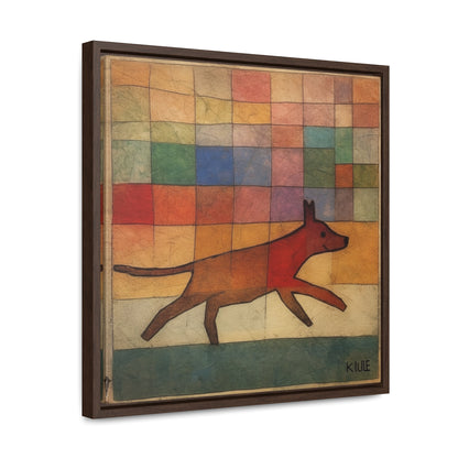 V Dog 7, Gallery Canvas Wraps, Square Frame