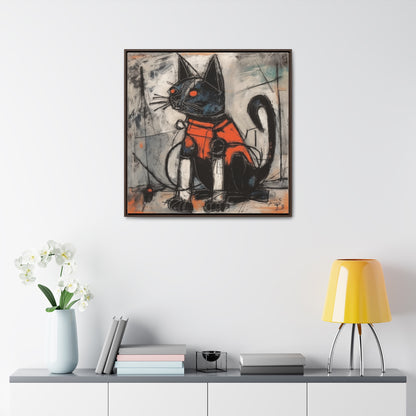 Cat 86, Gallery Canvas Wraps, Square Frame