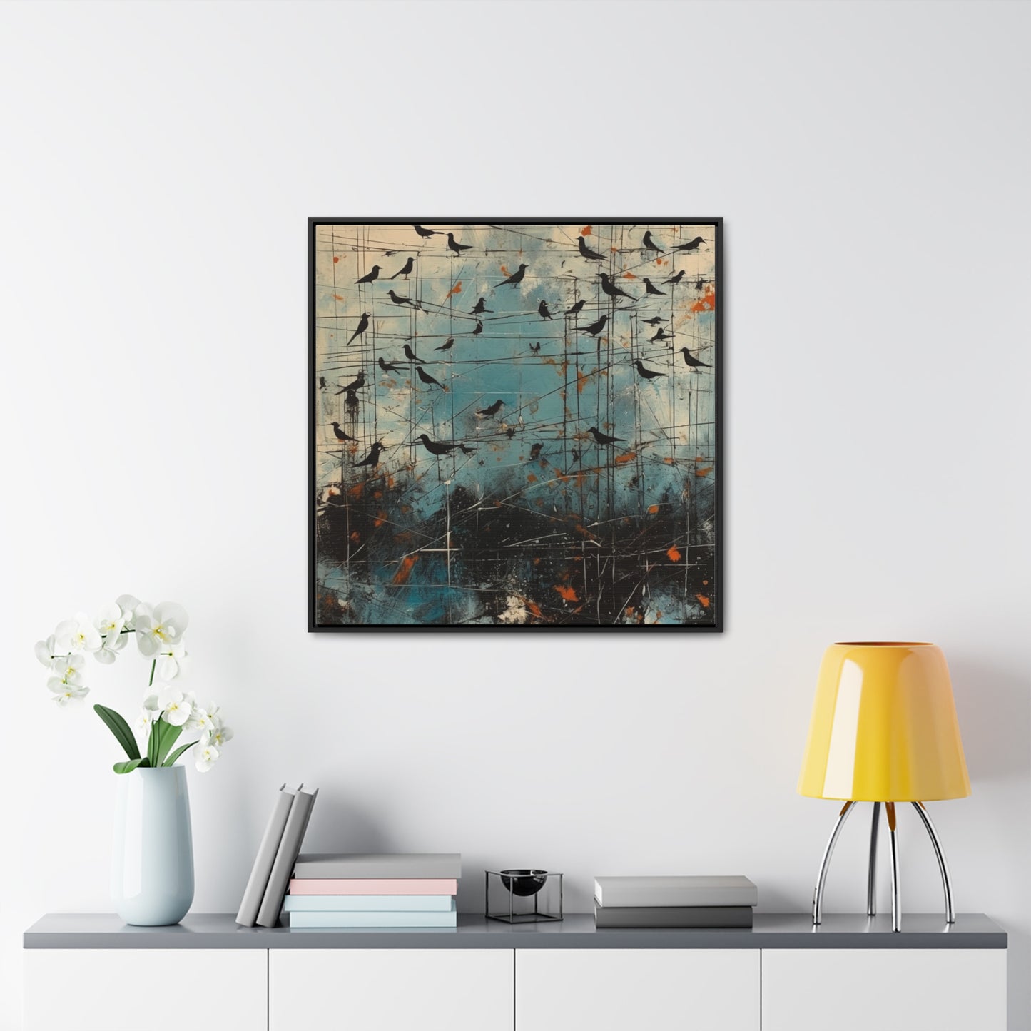 Bird 32, Gallery Canvas Wraps, Square Frame