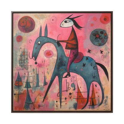 The Dreams of the Child 53, Gallery Canvas Wraps, Square Frame