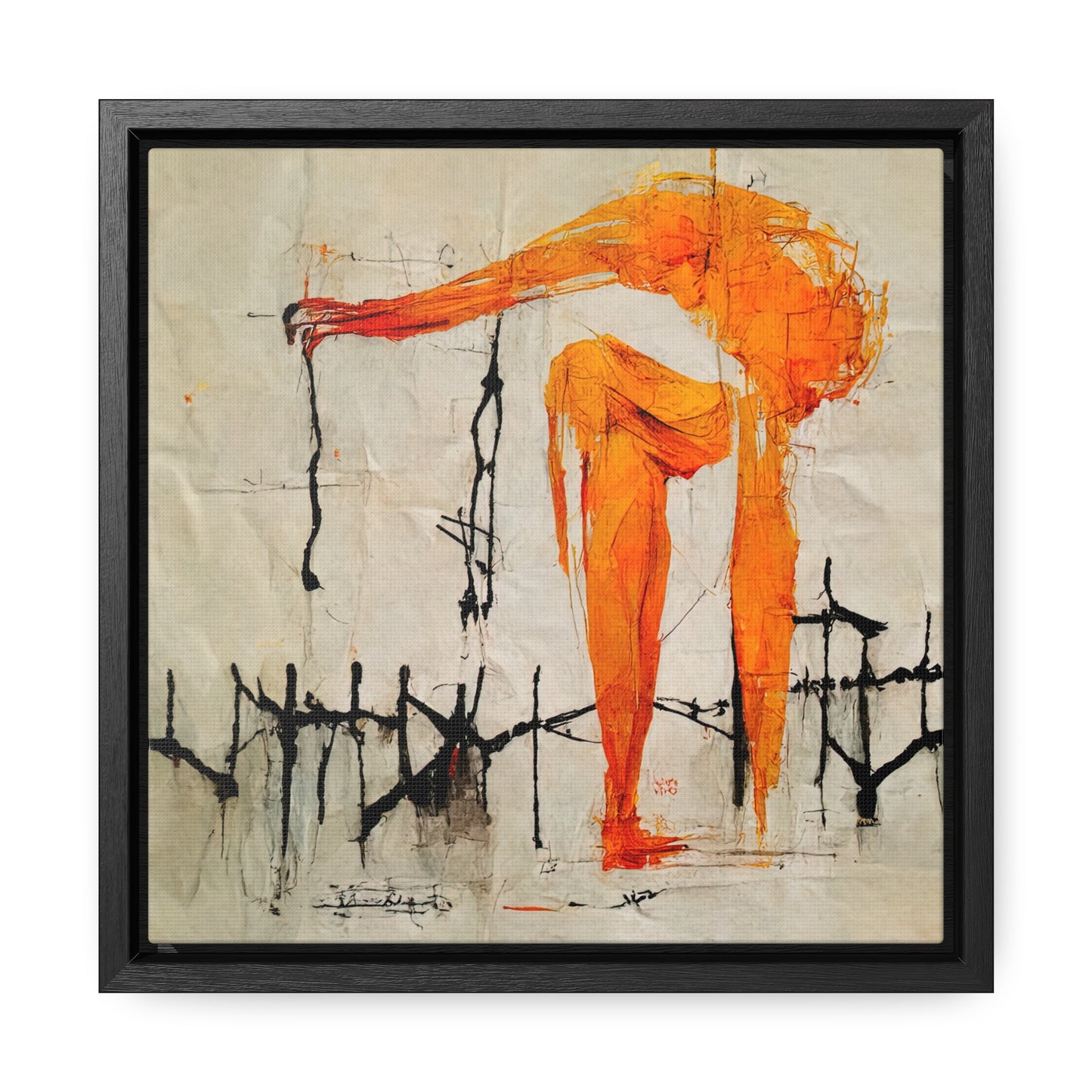 Feet and Drama 16, Valentinii, Gallery Canvas Wraps, Square Frame