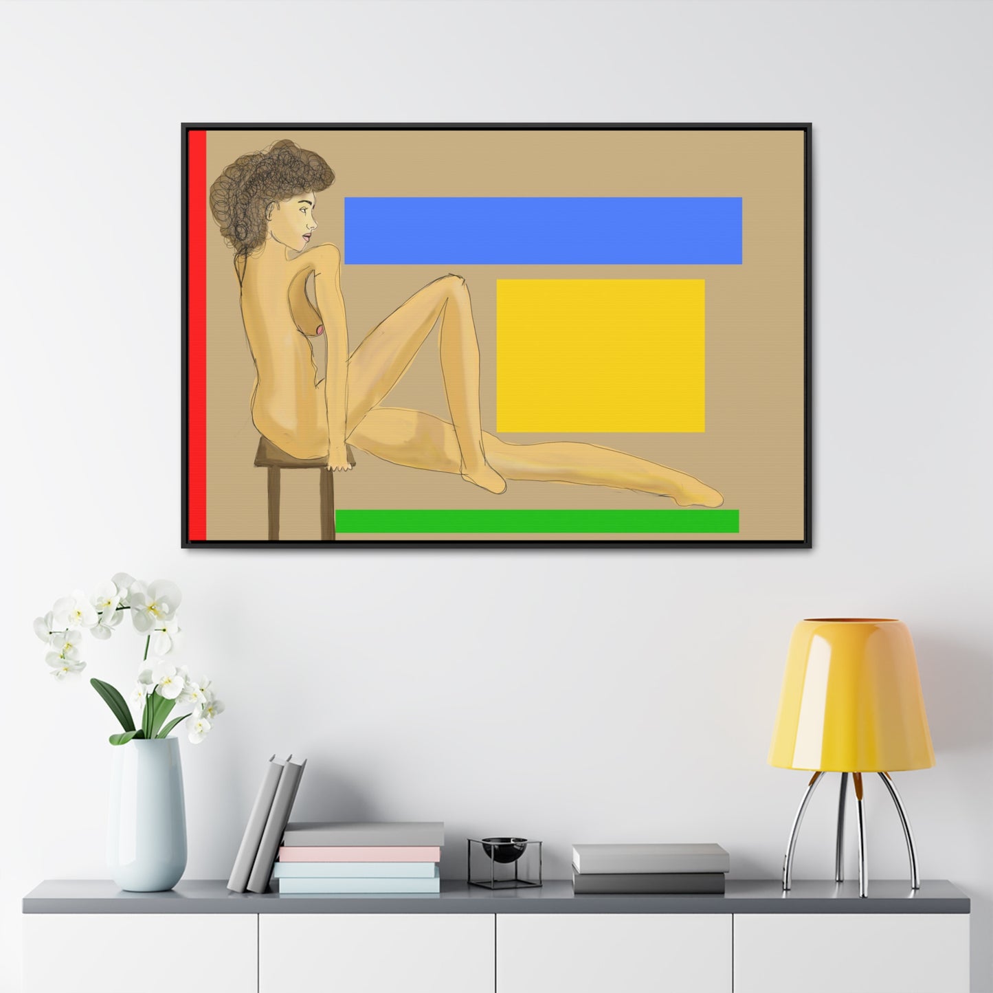 Tetris, Original Eduard Pavel, Gallery Canvas Wraps, Horizontal Frame