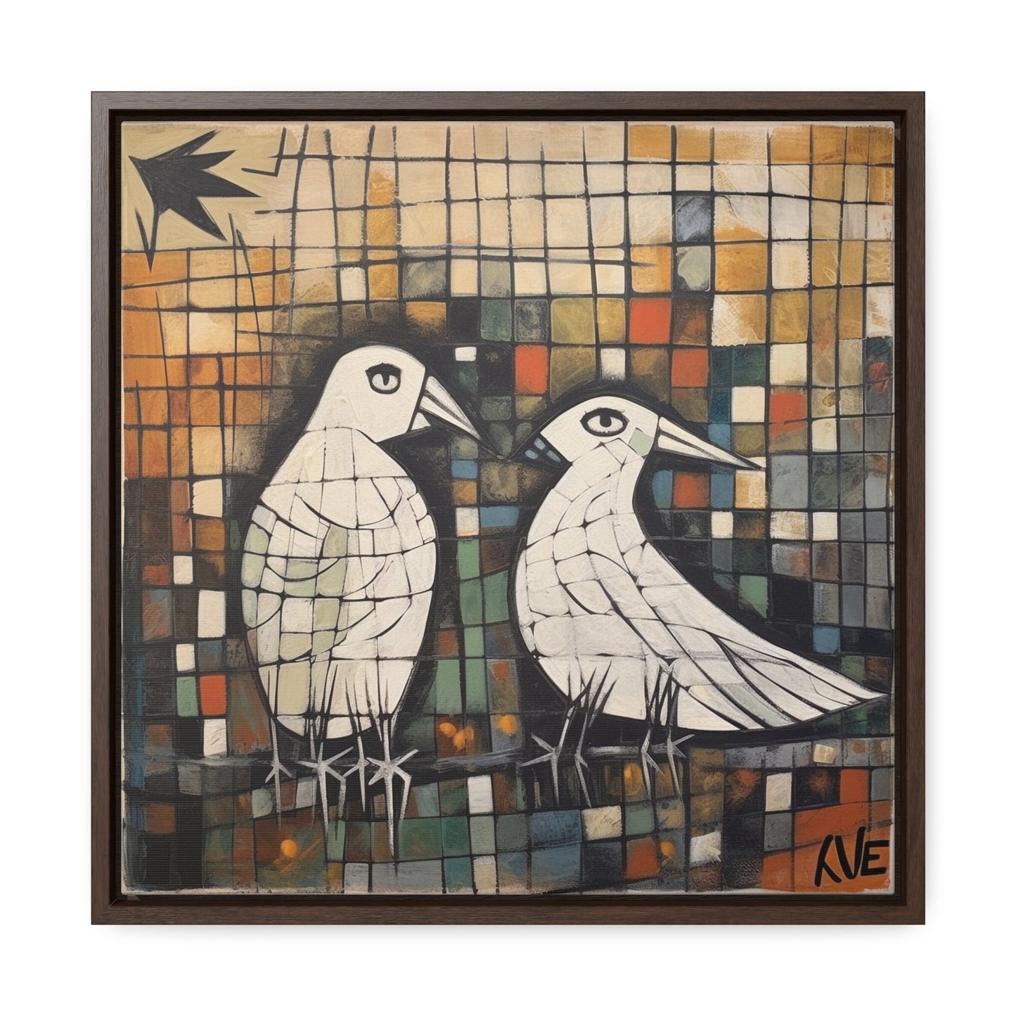 Bird 36, Gallery Canvas Wraps, Square Frame