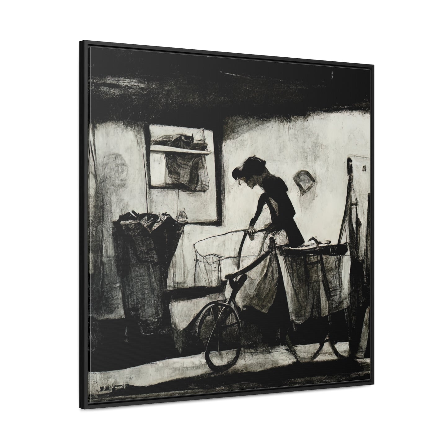 Domestic Memories 28, Valentinii, Gallery Canvas Wraps, Square Frame