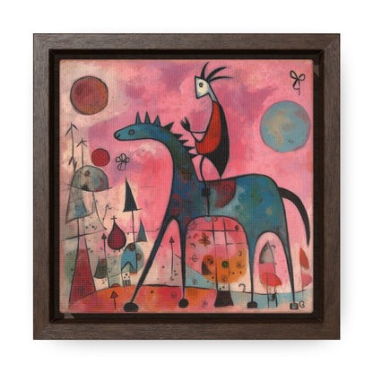 The Dreams of the Child 38, Gallery Canvas Wraps, Square Frame