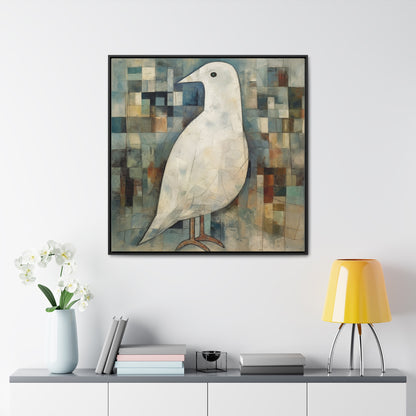 Bird, Gallery Canvas Wraps, Square Frame