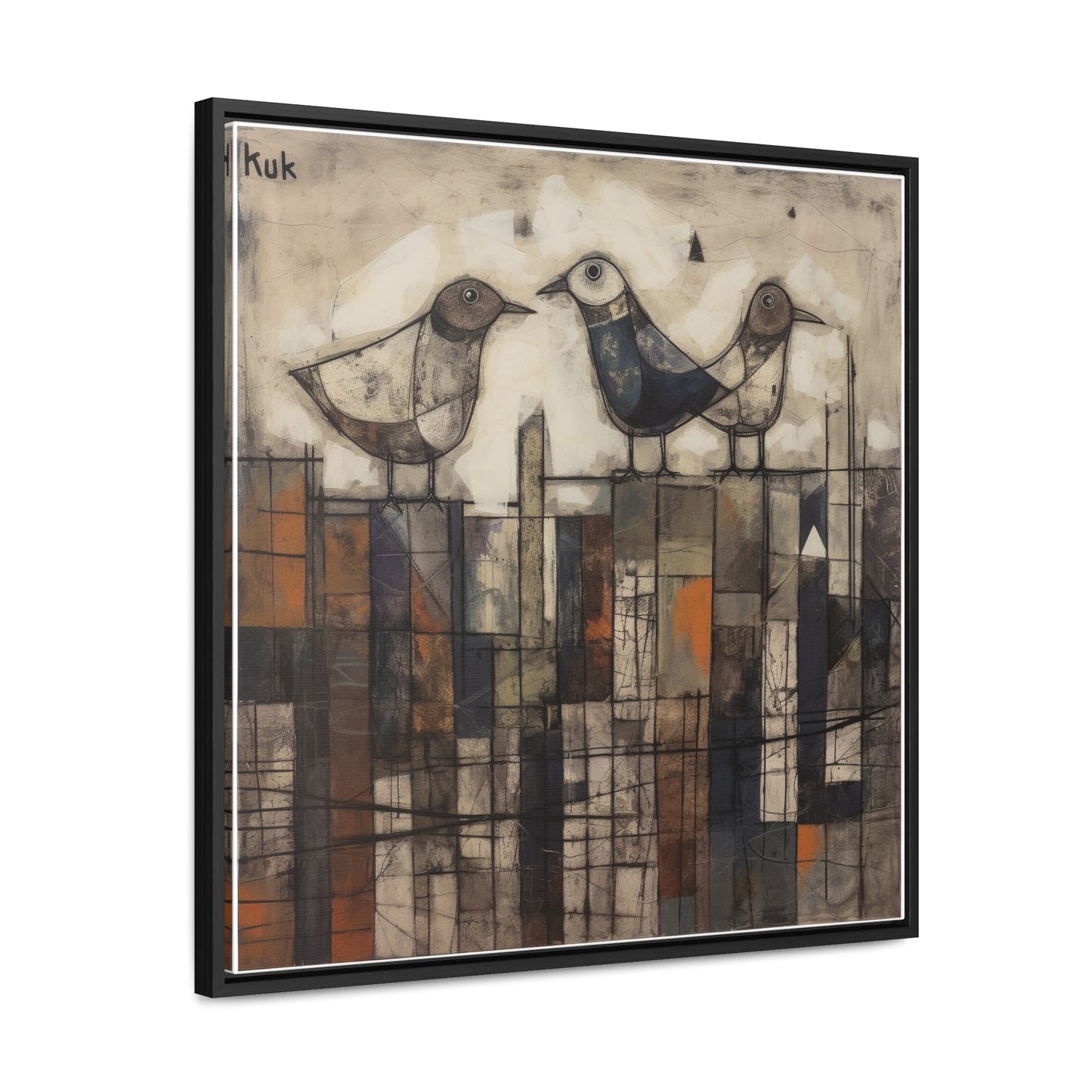 Bird 39, Gallery Canvas Wraps, Square Frame