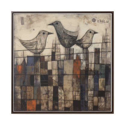 Bird 24, Gallery Canvas Wraps, Square Frame