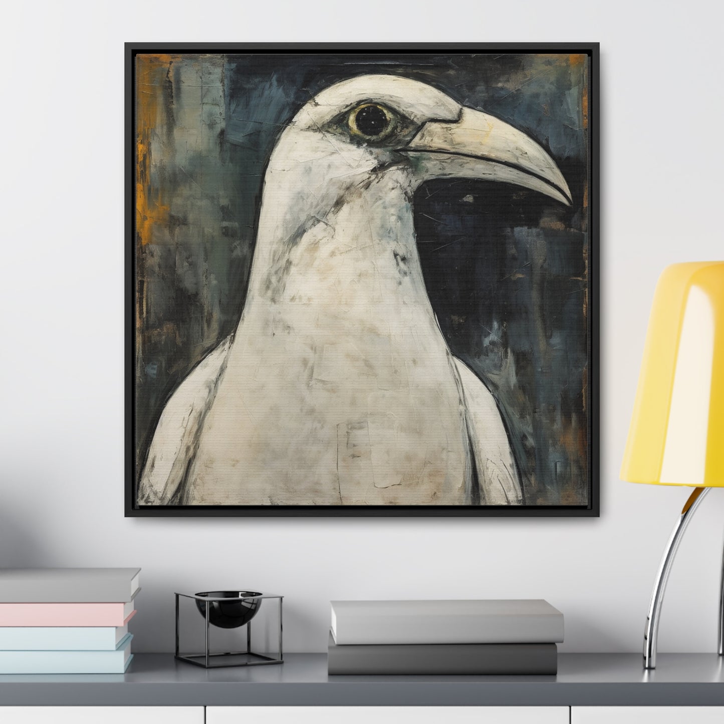 Bird 4, Gallery Canvas Wraps, Square Frame