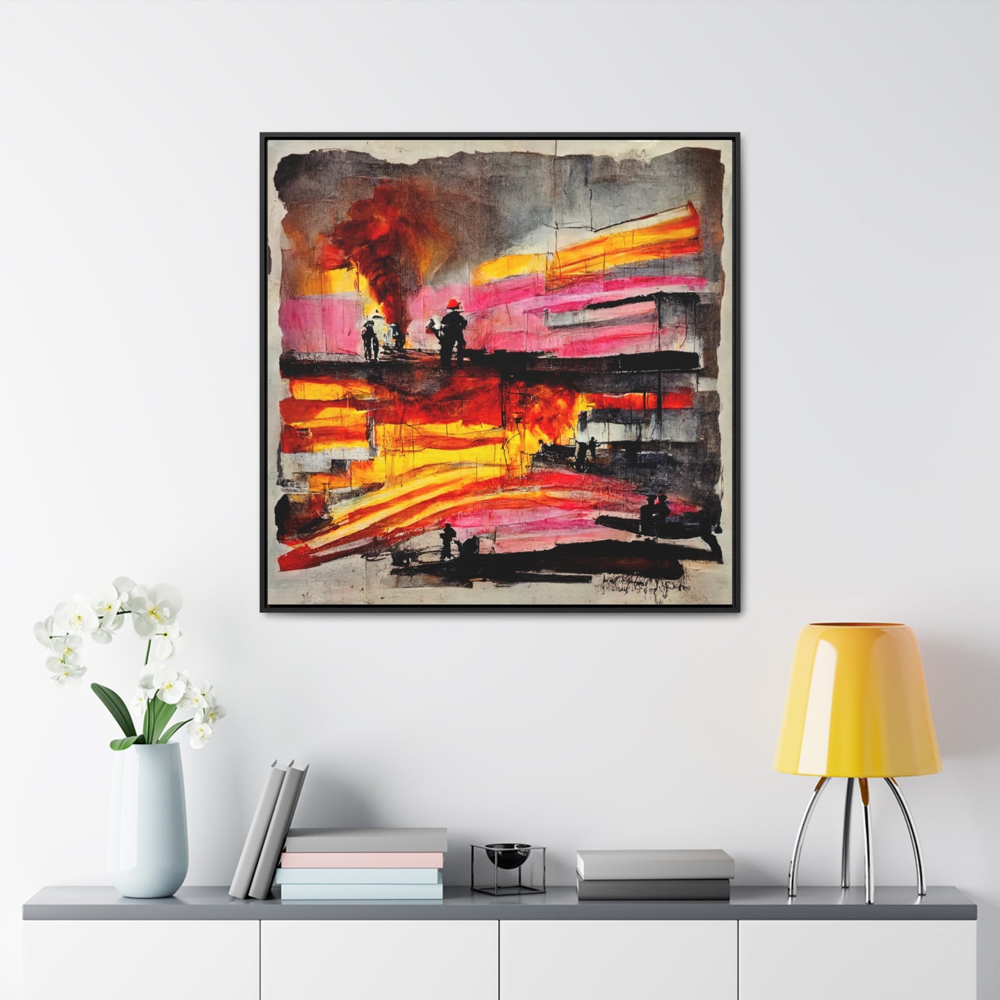 Land of the Sun 2, Valentinii, Gallery Canvas Wraps, Square Frame