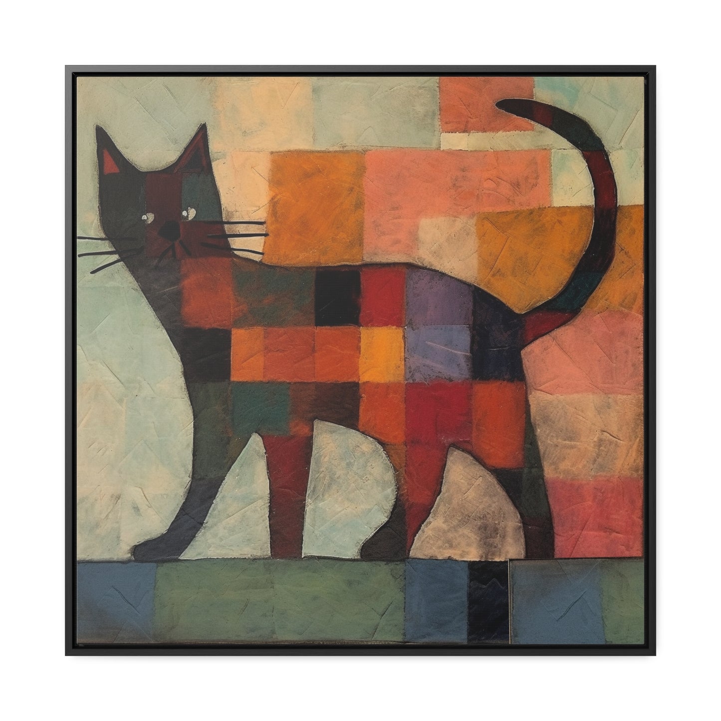 Cat 24, Gallery Canvas Wraps, Square Frame