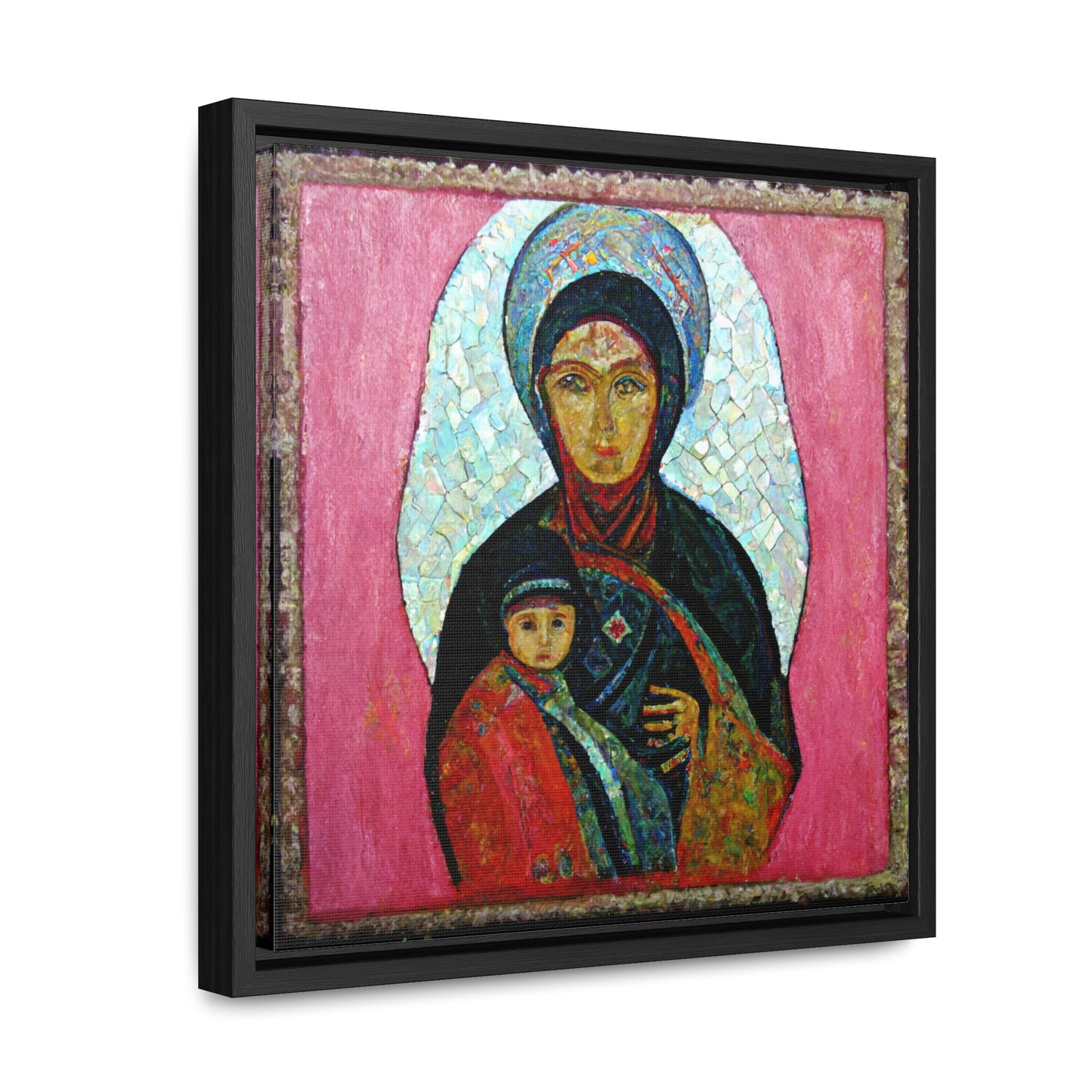 Mary and the Child 22, Valentinii, Gallery Canvas Wraps, Square Frame