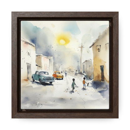 Childhood 5, Gallery Canvas Wraps, Square Frame