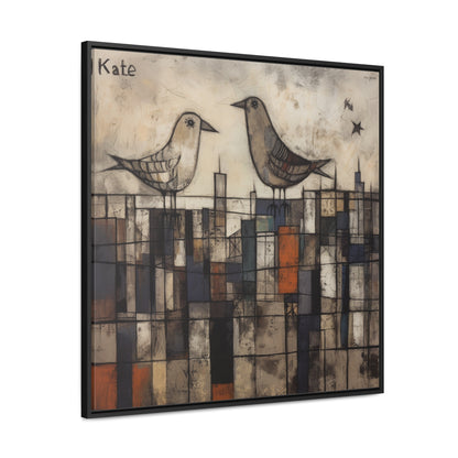 Bird 30, Gallery Canvas Wraps, Square Frame