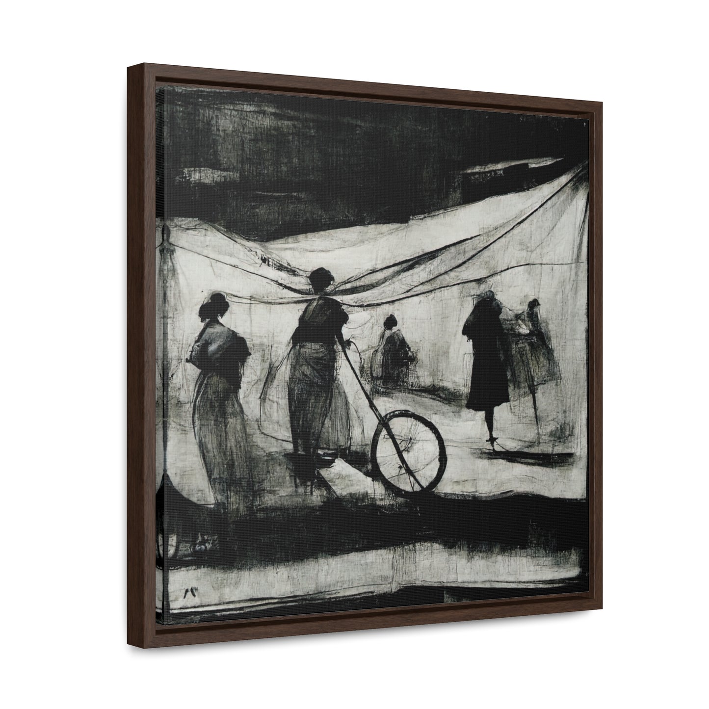 Domestic Memories 34, Valentinii, Gallery Canvas Wraps, Square Frame