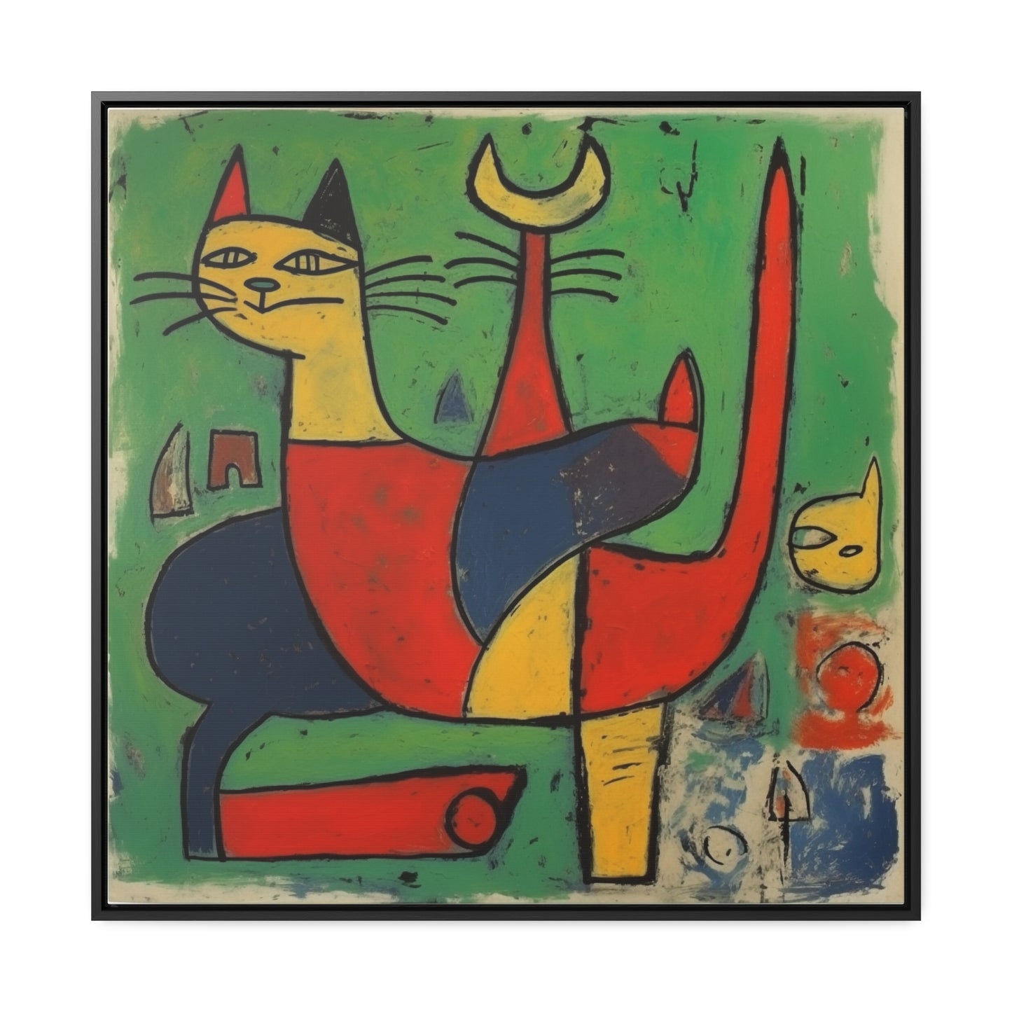 Cat 136, Gallery Canvas Wraps, Square Frame