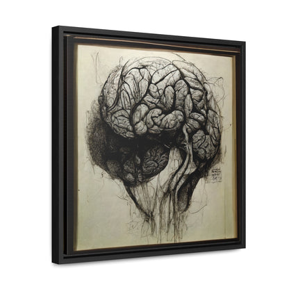 Brain 56, Valentinii, Gallery Canvas Wraps, Square Frame