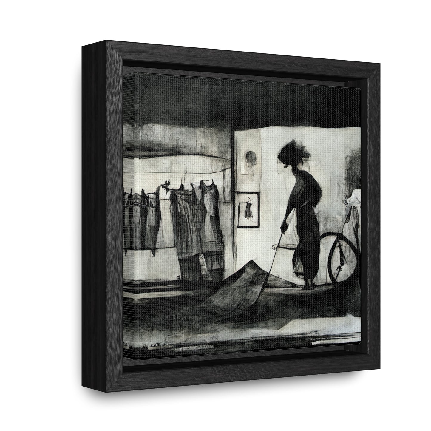 Domestic Memories 30, Valentinii, Gallery Canvas Wraps, Square Frame