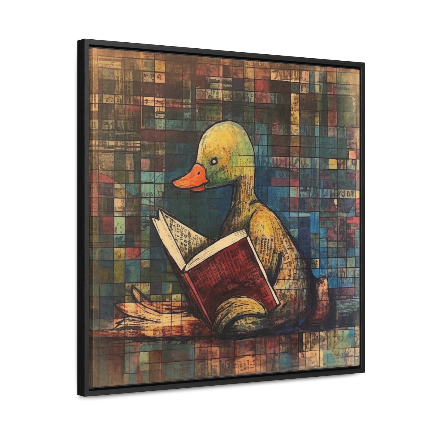 Duck 4, Gallery Canvas Wraps, Square Frame