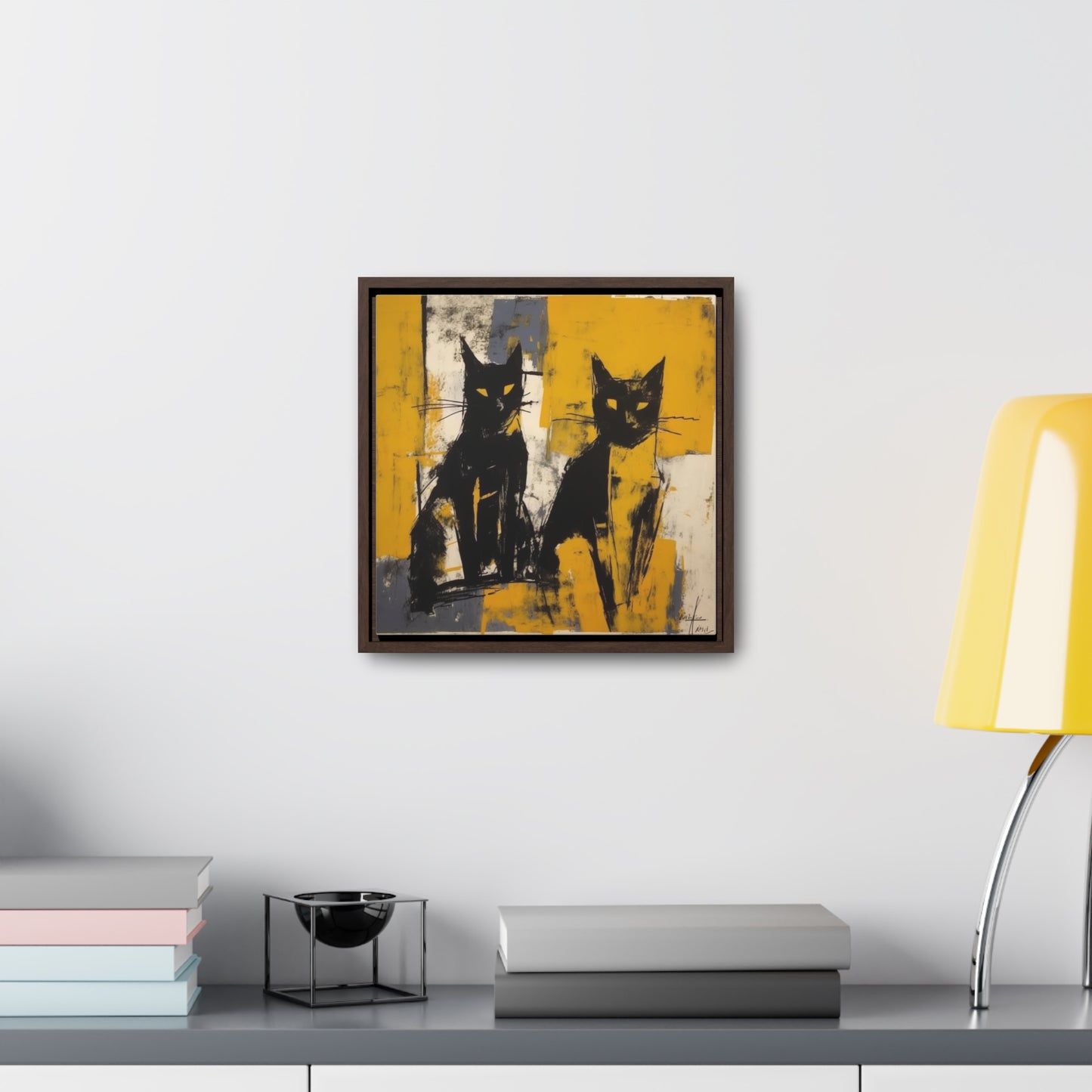 Cat 14, Gallery Canvas Wraps, Square Frame