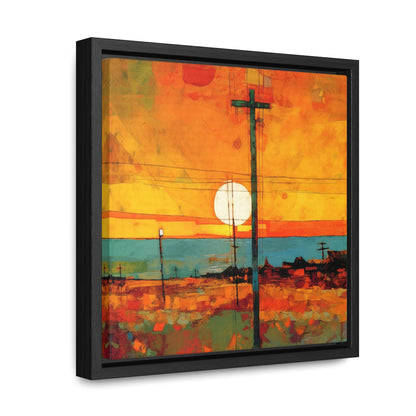 Land of the Sun 64, Valentinii, Gallery Canvas Wraps, Square Frame