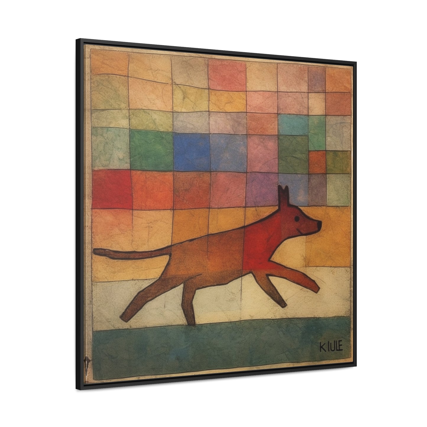 V Dog 7, Gallery Canvas Wraps, Square Frame