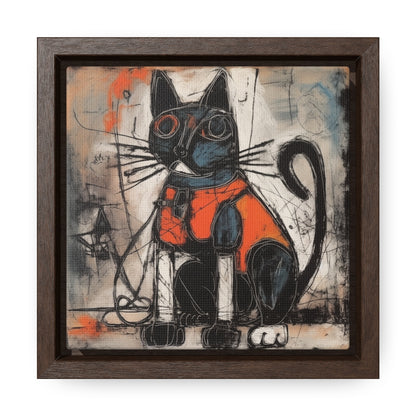 Cat 63, Gallery Canvas Wraps, Square Frame