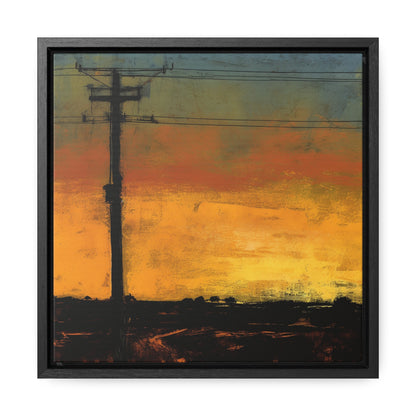 Land of the Sun 84, Valentinii, Gallery Canvas Wraps, Square Frame