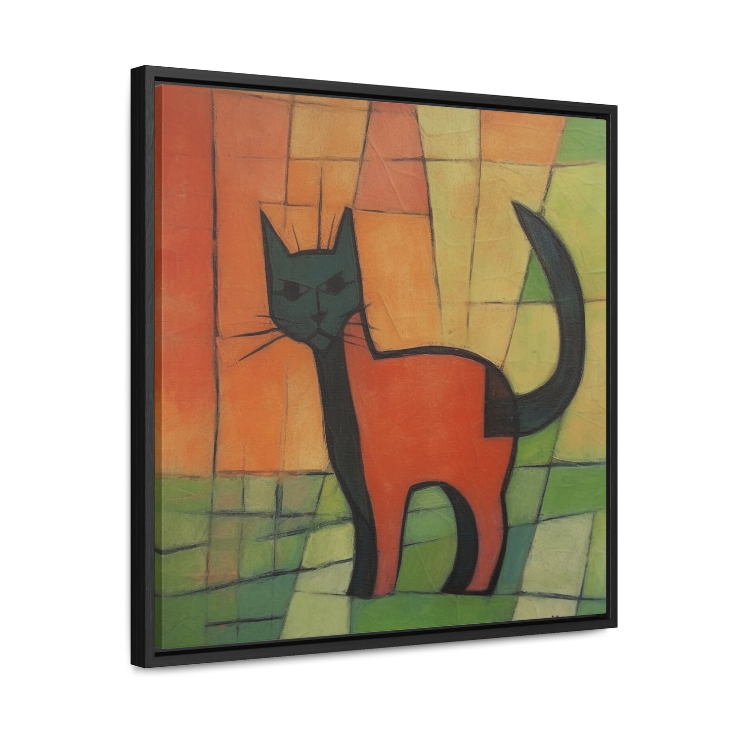 Cat 28, Gallery Canvas Wraps, Square Frame