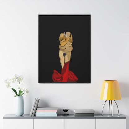 Shame, Original Eduard Pavel, Gallery Canvas Wraps, Vertical Frame