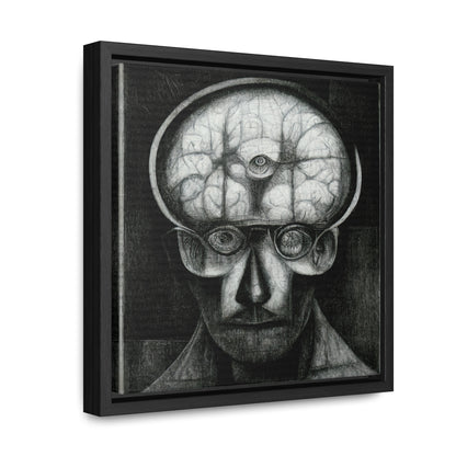 Brain 52, Valentinii, Gallery Canvas Wraps, Square Frame