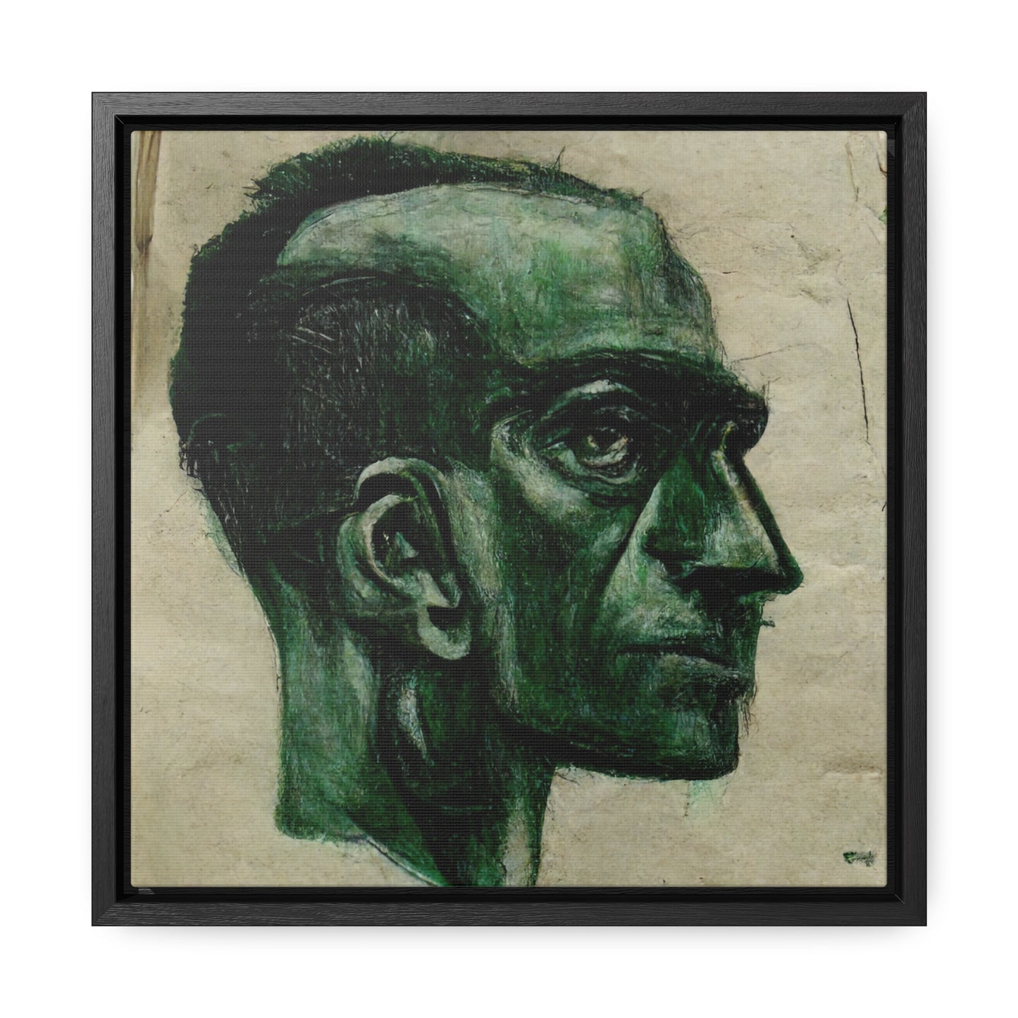 Heads 13, Valentinii, Gallery Canvas Wraps, Square Frame