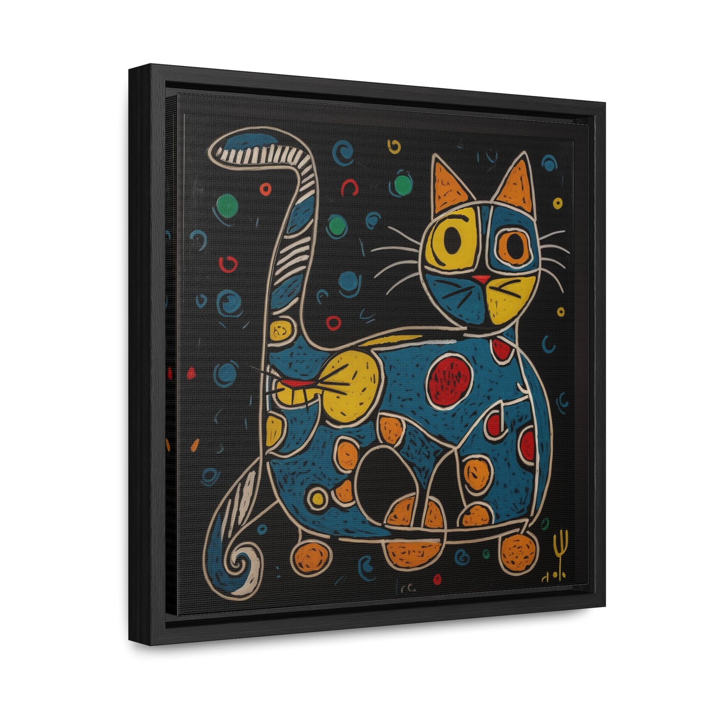 Cat 119, Gallery Canvas Wraps, Square Frame